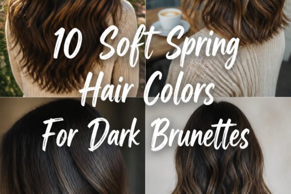 10 Soft Spring Hair Colors For Dark Brunettes