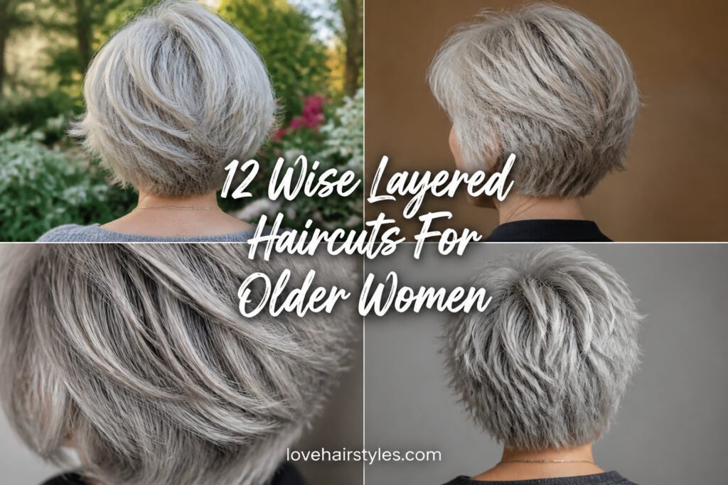 12 Wise Layered Haircuts For Older Women With Fine Hair