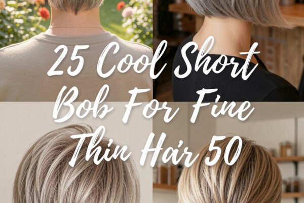 25 Cool Short Bob For Fine Thin Hair Over 50
