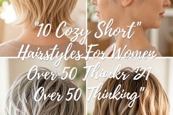 10 Cozy Short Hairstyles For Women Over 50 With Thinning…