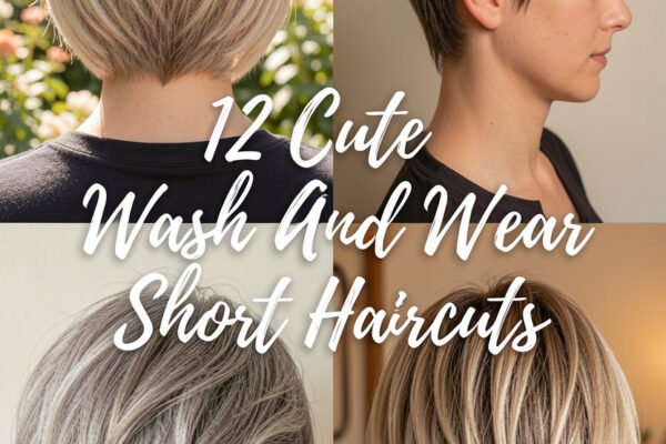 12 Cute Wash And Wear Short Haircuts For Fine Hair Over 50