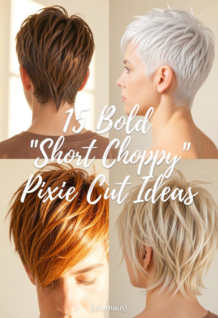 15 Bold Short Choppy Pixie Cut Ideas
