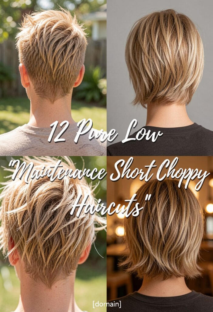 12 Pure Low Maintenance Short Choppy Haircuts