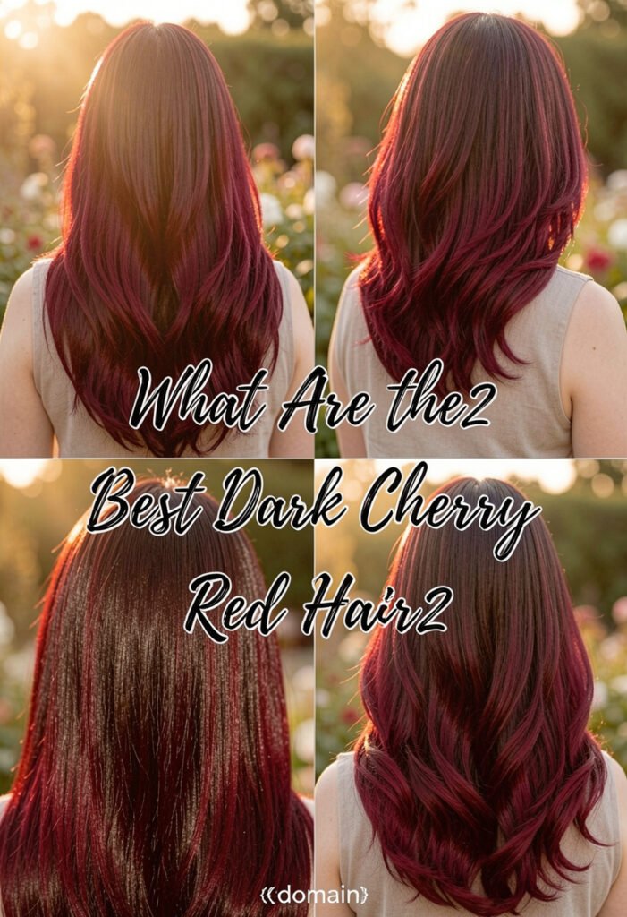 What Are the Best Dark Cherry Red Hair Color On Brunette?