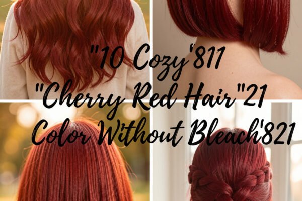 10 Cozy Cherry Red Hair Color Without Bleach