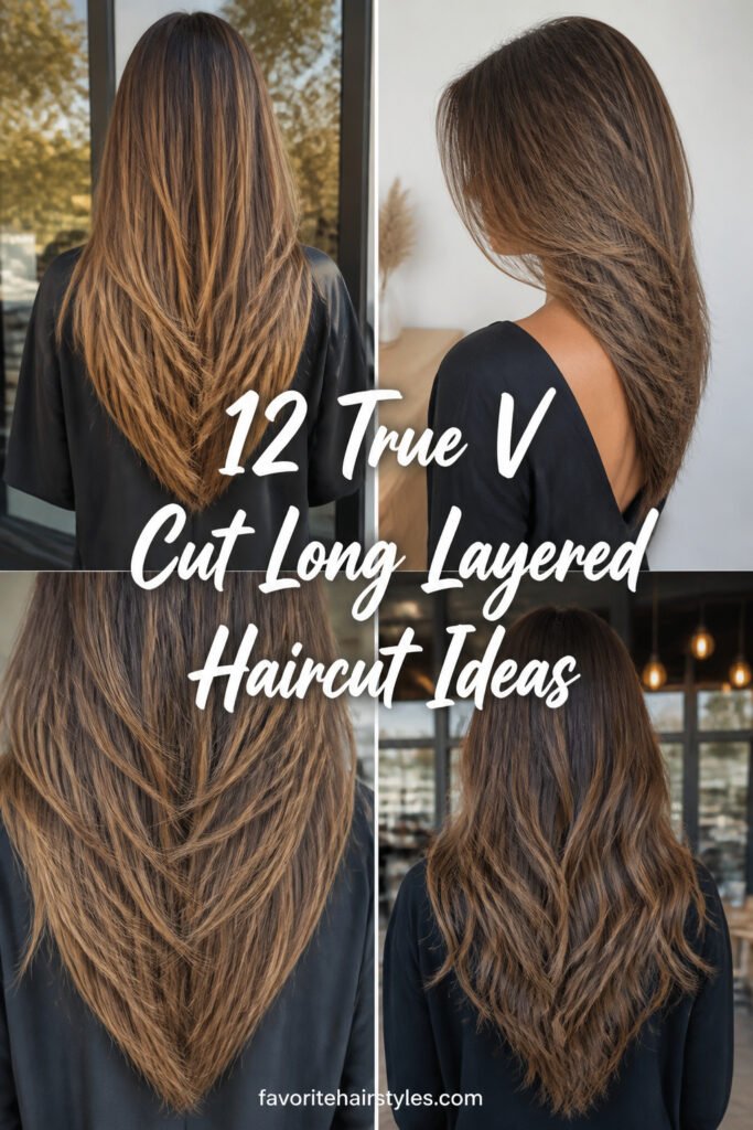12 True V Cut Long Layered Haircut Ideas