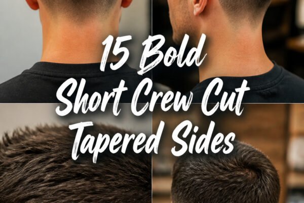 15 Bold Short Crew Cut With Tapered Sides