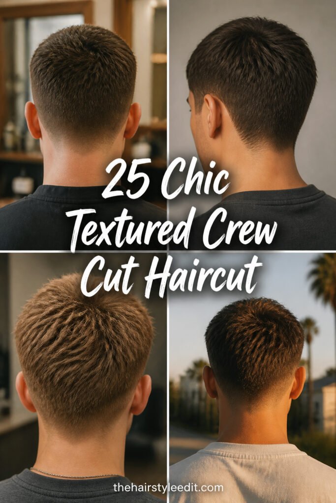 25 Chic Textured Crew Cut Haircut