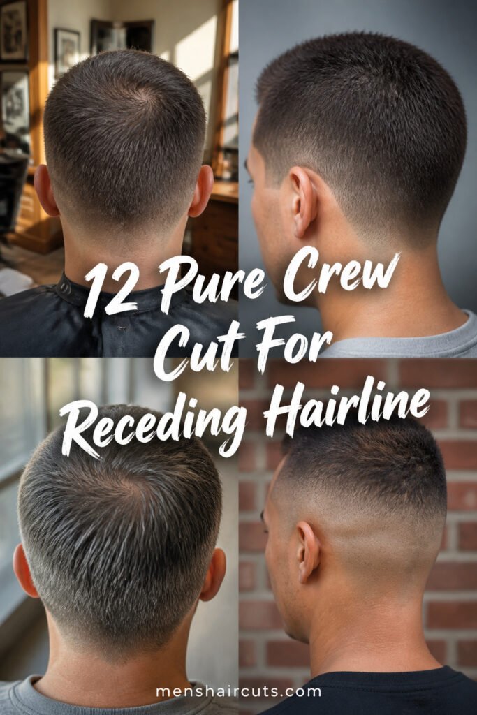 12 Pure Crew Cut For Receding Hairline