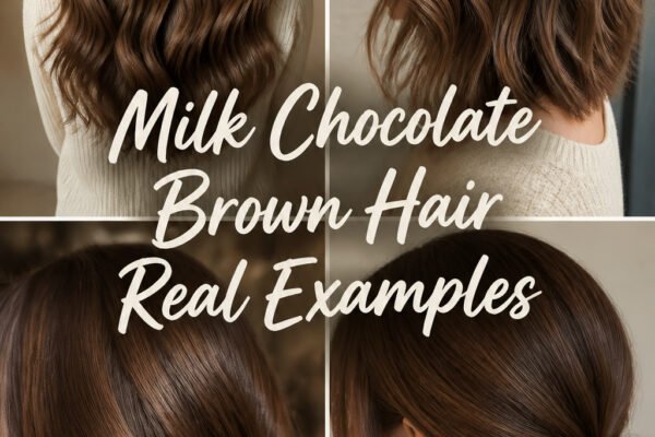 Milk Chocolate Brown Hair Color (Real Examples)