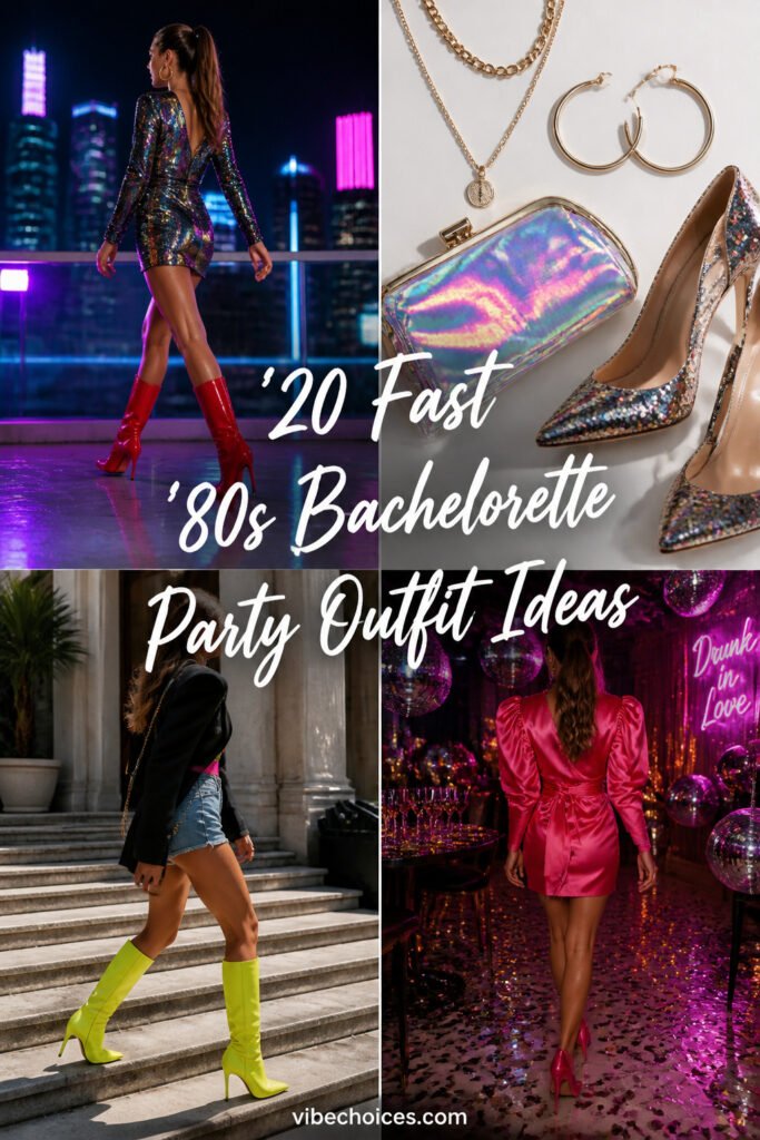 20 Fast 80s Bachelorette Party Outfit Ideas