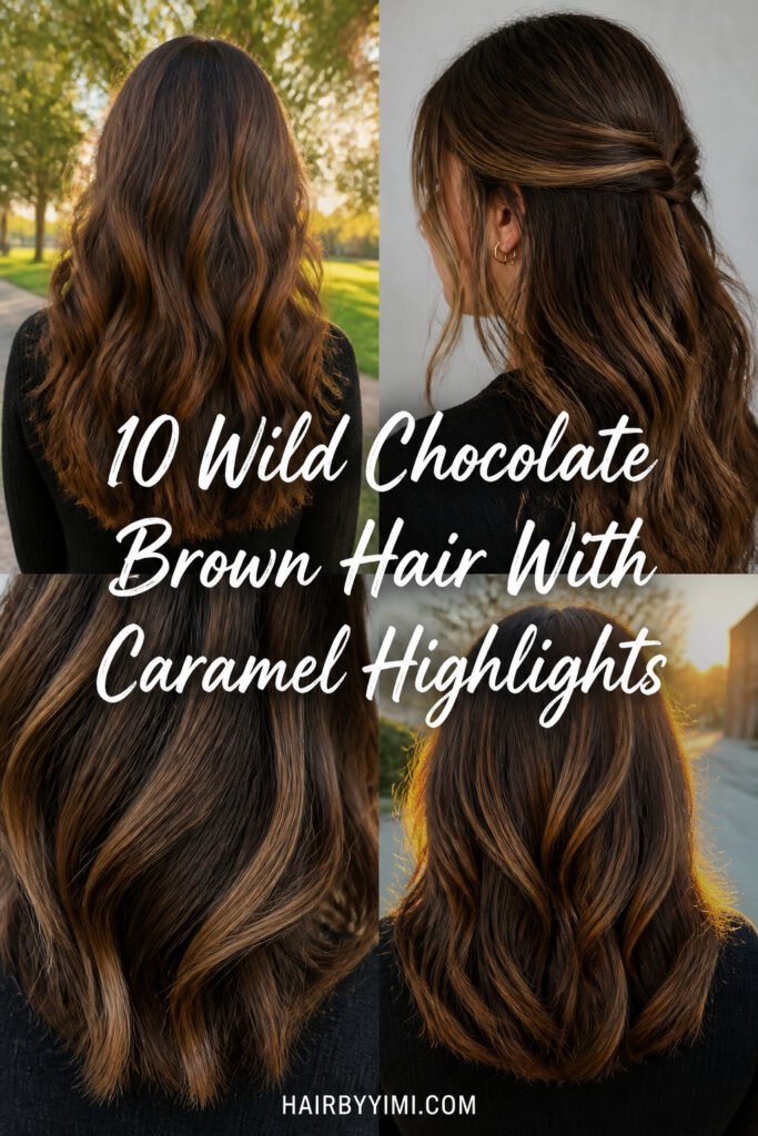 10 Wild Chocolate Brown Hair With Caramel Highlights