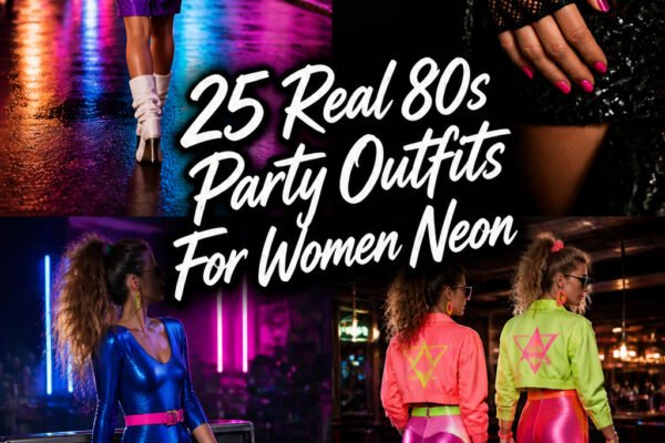 25 Real 80s Party Outfits For Women Neon