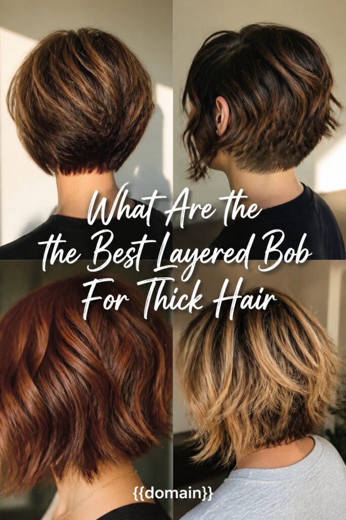 What Are the Best Layered Bob For Thick Hair To Reduce Bulk?