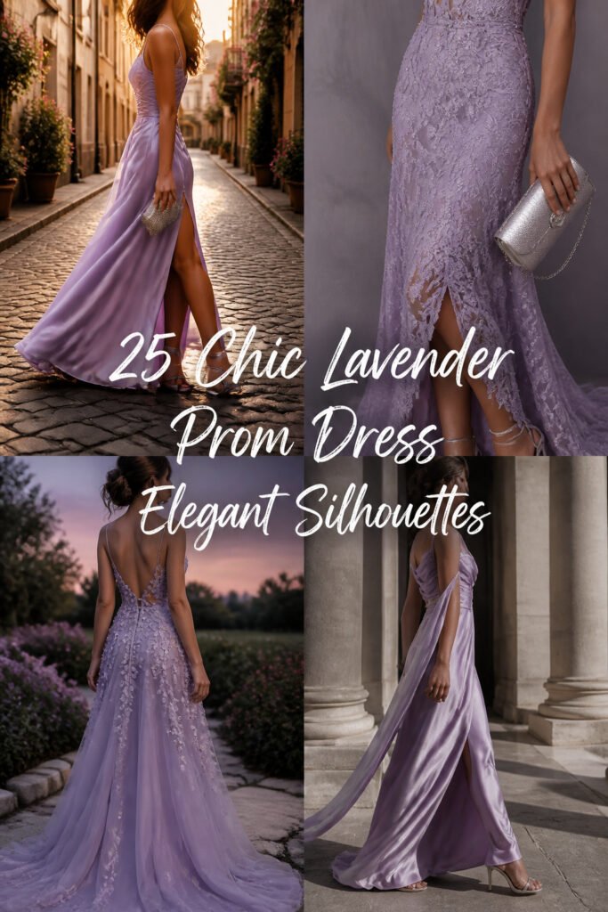 25 Chic Lavender Prom Dress With Slit
