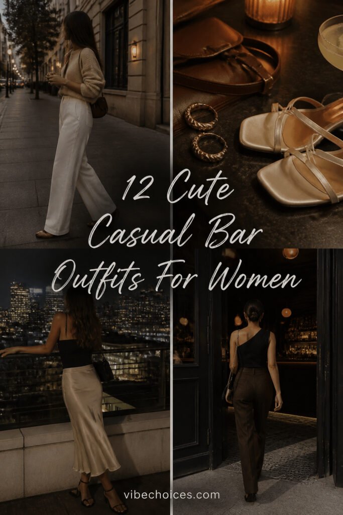 12 Cute Casual Bar Outfits For Women