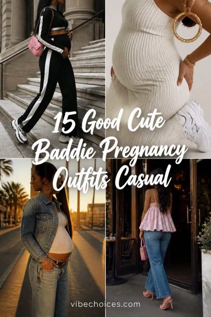 15 Good Cute Baddie Pregnancy Outfits Casual