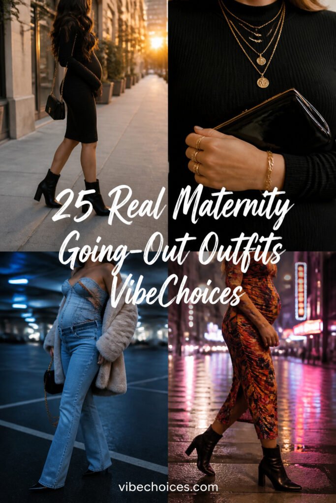 25 Real Maternity Going Out Outfits Baddie