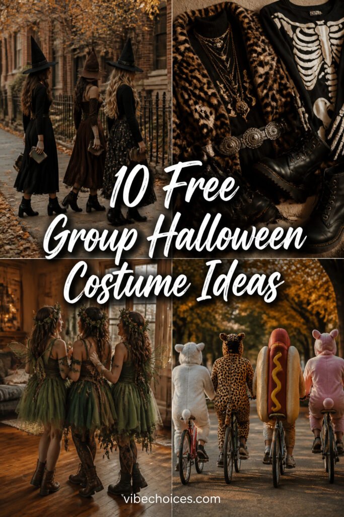 10 Free Group Halloween Costume Ideas