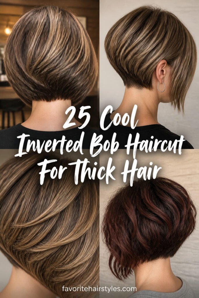 25 Cool Inverted Bob Haircut For Thick Hair