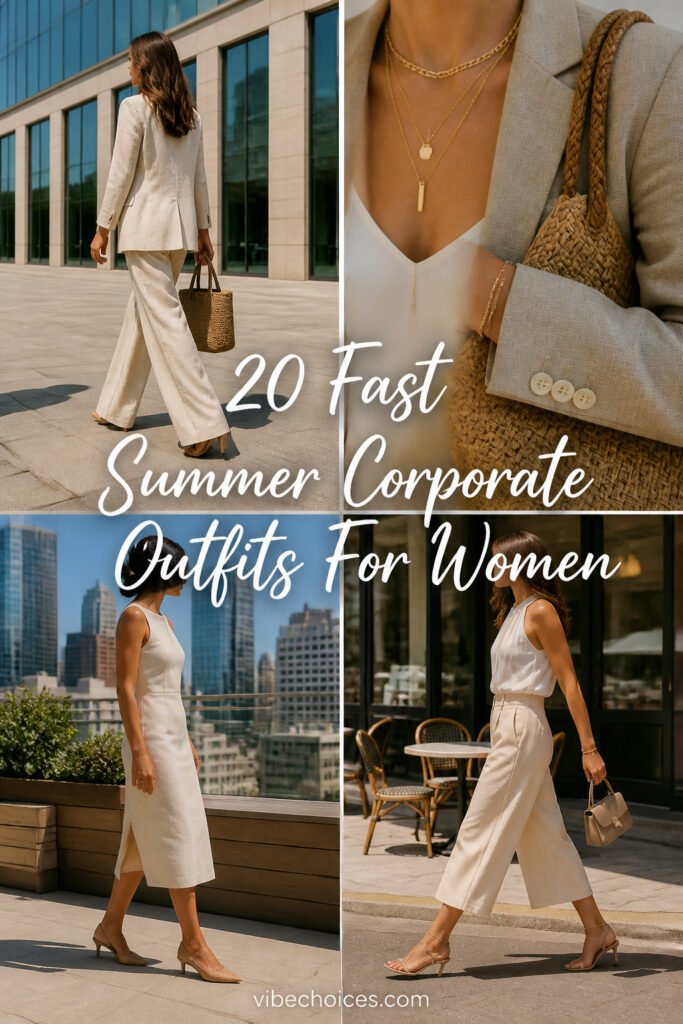 20 Fast Summer Corporate Outfits For Women