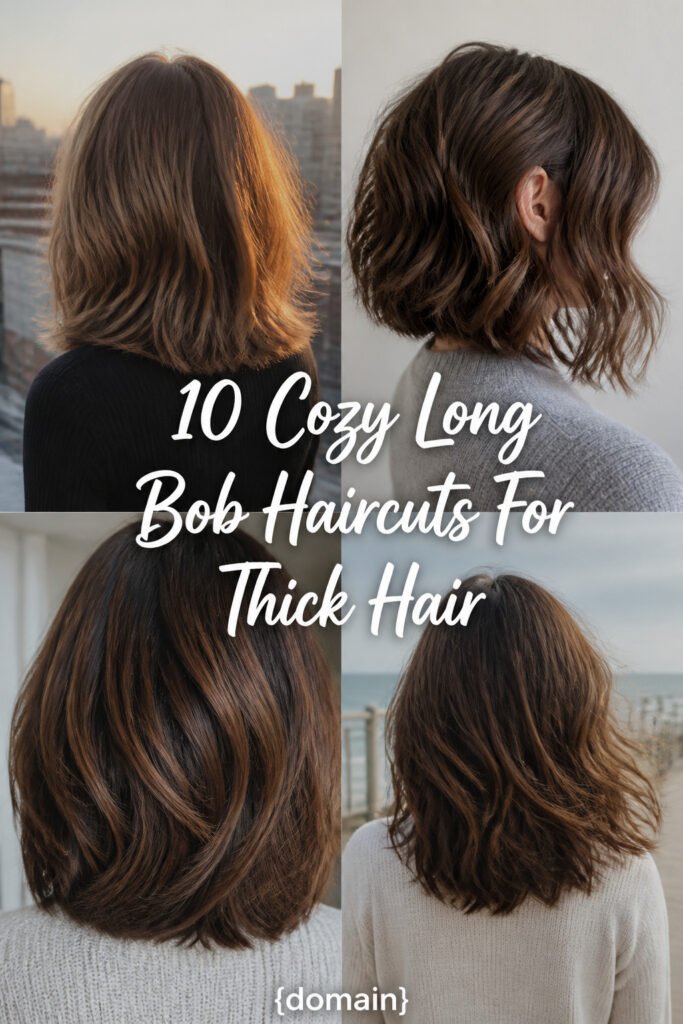 10 Cozy Long Bob Haircuts For Thick Hair