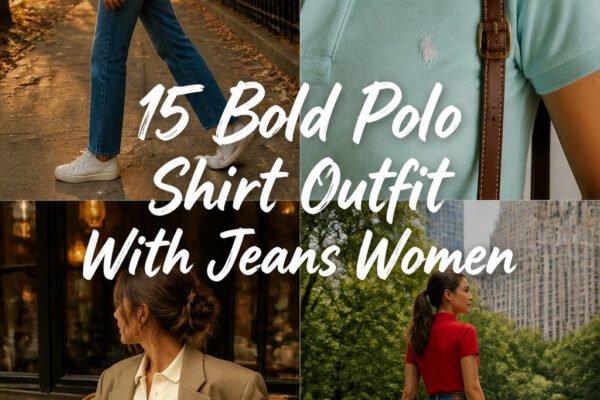 15 Bold Polo Shirt Outfit With Jeans Women
