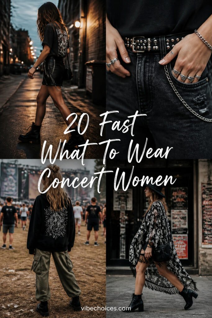 20 Fast What To Wear To A Concert Women