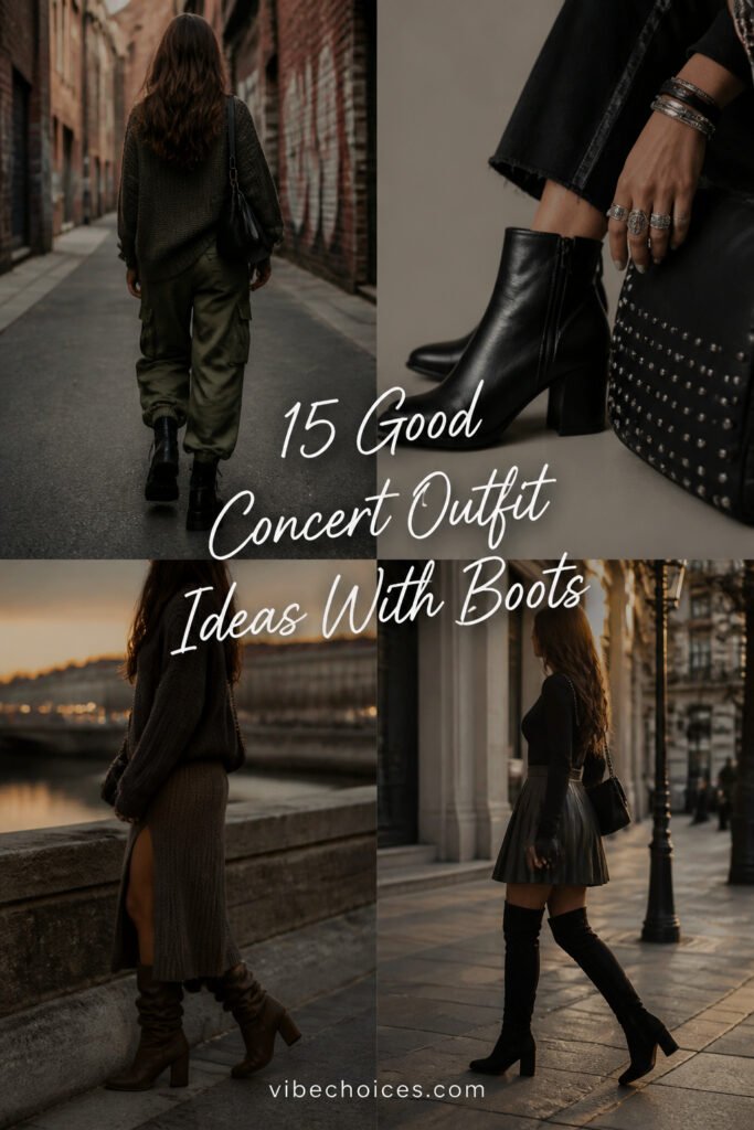 15 Good Concert Outfit Ideas With Boots