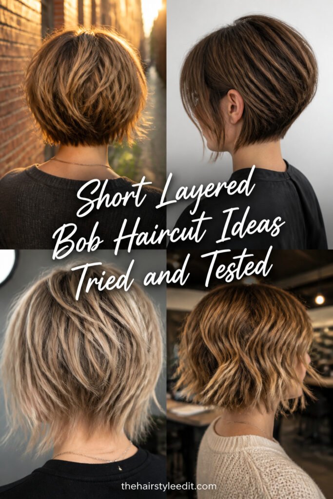 Short Layered Bob Haircut Ideas (Tried and Tested)