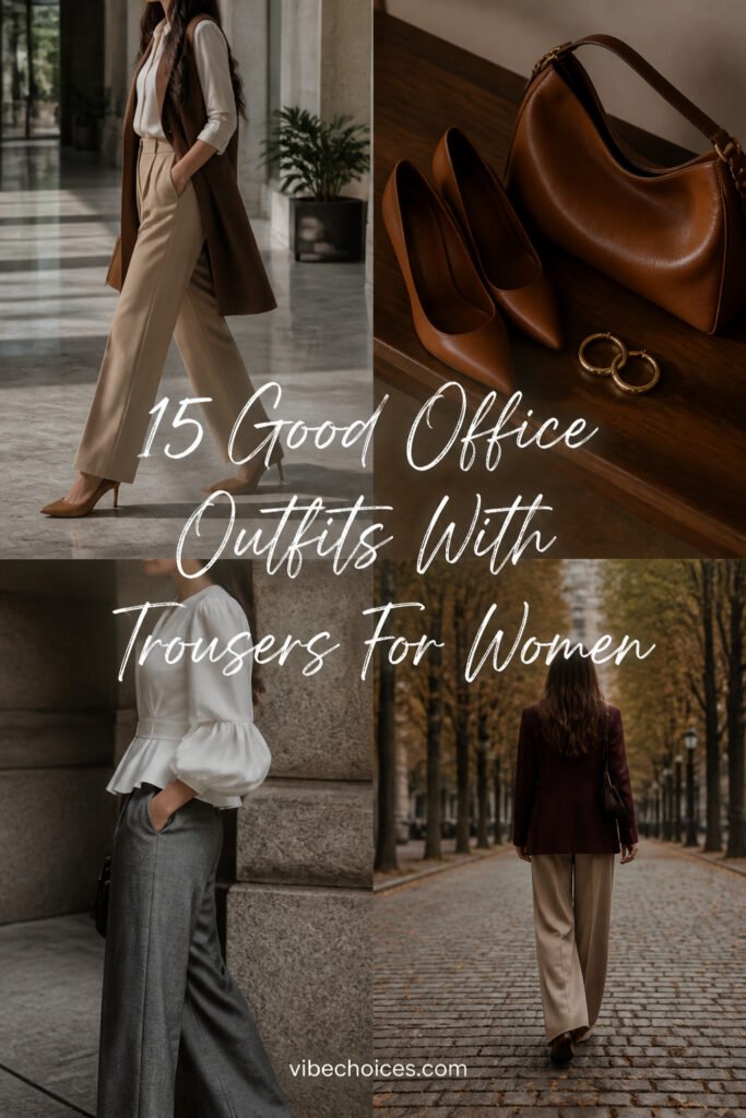 15 Good Office Outfits With Trousers For Women