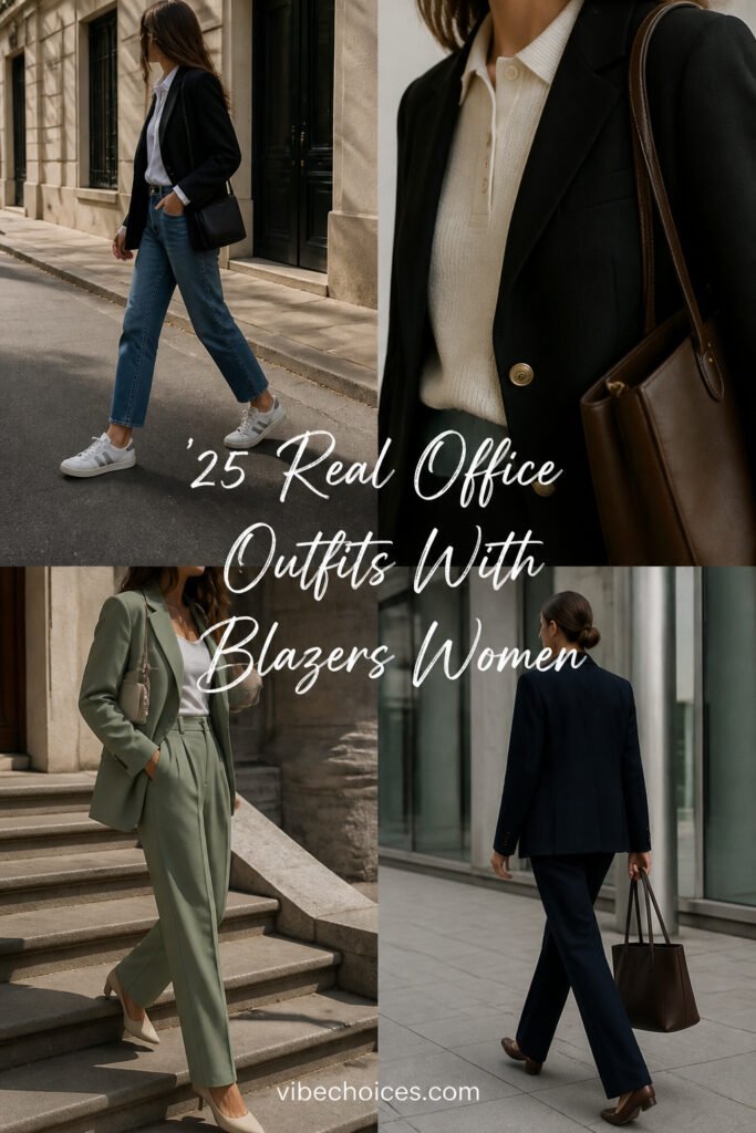 25 Real Office Outfits With Blazers Women