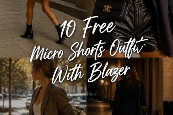 10 Free Micro Shorts Outfit With Blazer