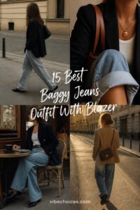 15 Best Baggy Jeans Outfit With Blazer