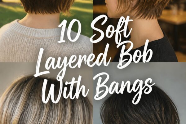 10 Soft Layered Bob Haircuts With Bangs