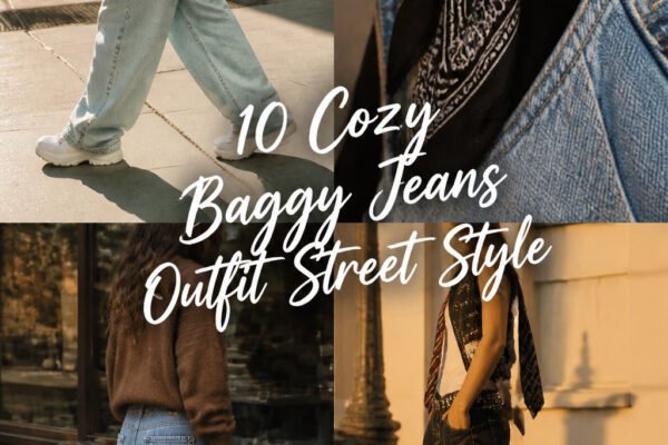 10 Cozy Baggy Jeans Outfit Street Style