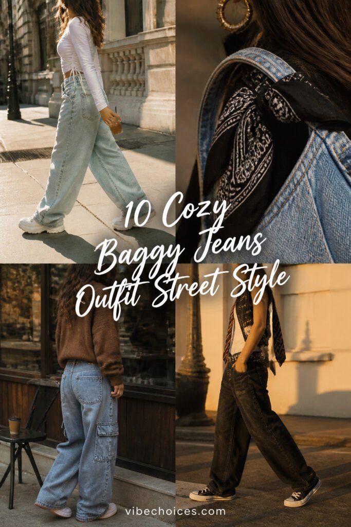10 Cozy Baggy Jeans Outfit Street Style