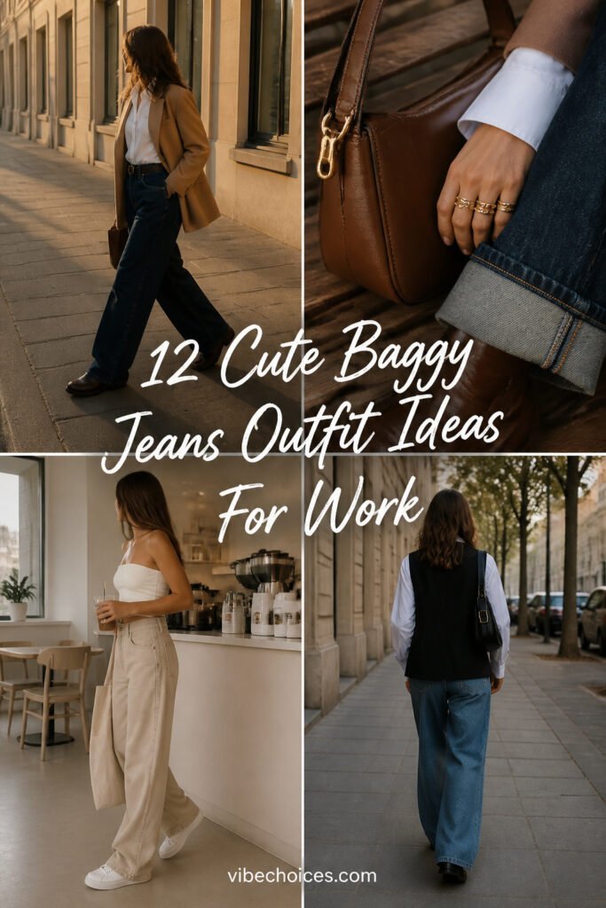 12 Cute Baggy Jeans Outfit Ideas For Work