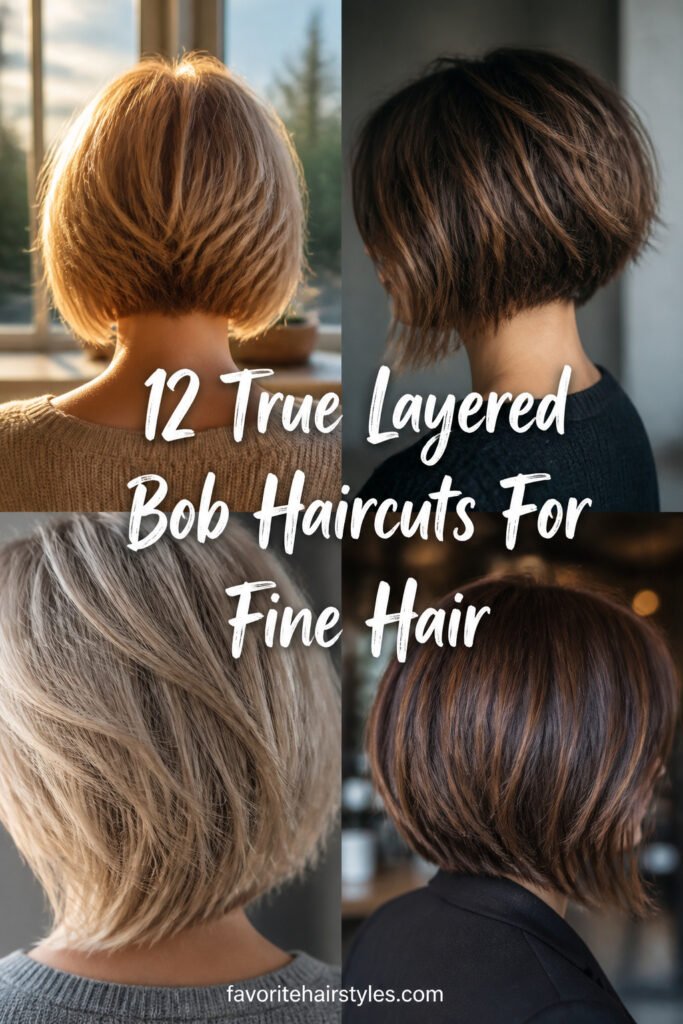 12 True Layered Bob Haircuts For Fine Hair
