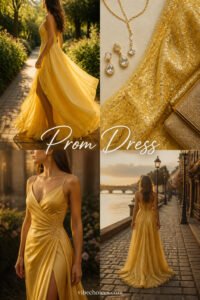 15 Safe Yellow Prom Dress With Slit