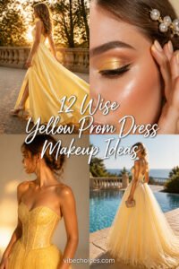 12 Wise Yellow Prom Dress Makeup Ideas