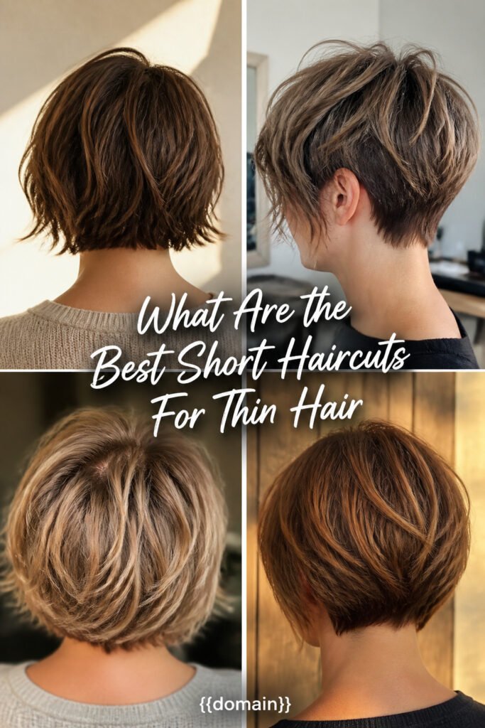 What Are the Best Short Haircuts For Thin Hair That Add…