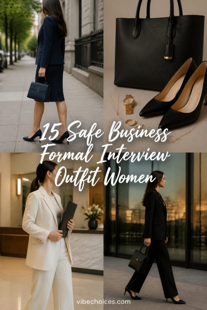 15 Safe Business Formal Interview Outfit Women
