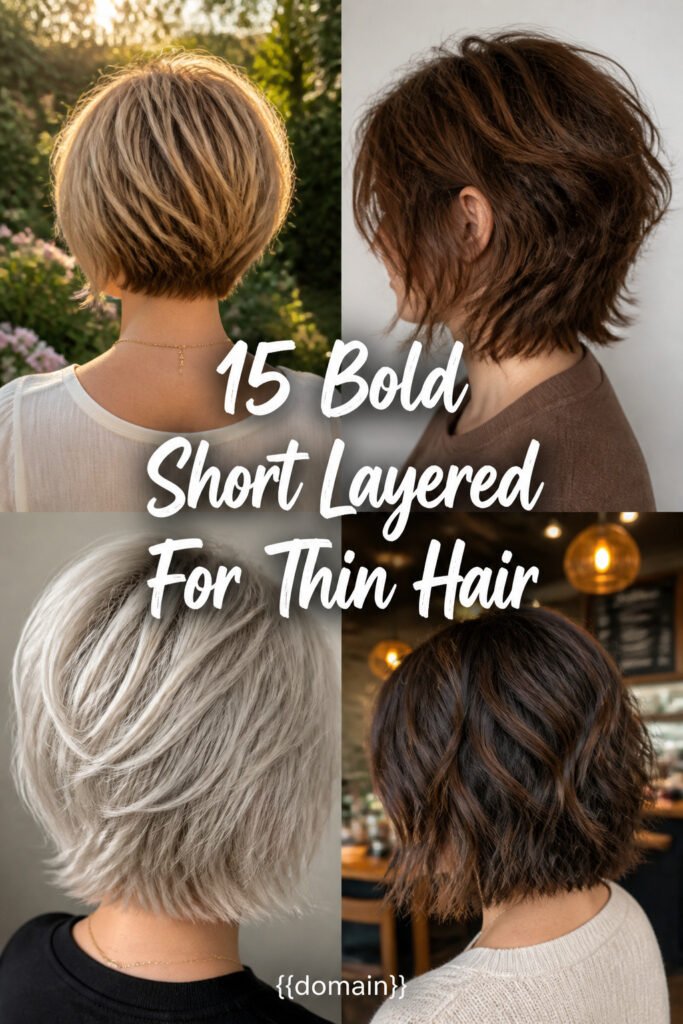15 Bold Short Layered Haircuts For Thin Hair