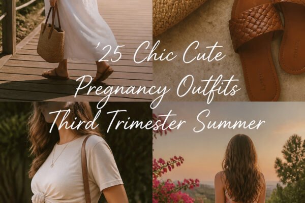 25 Chic Cute Pregnancy Outfits Third Trimester Summer