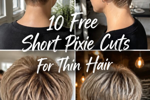 10 Free Short Pixie Cuts For Thin Hair