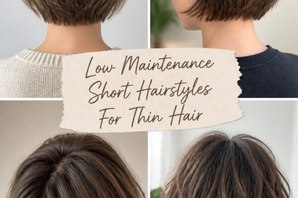 Low Maintenance Short Hairstyles For Thin Hair (Real…