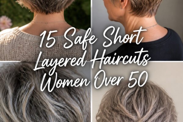 15 Safe Short Layered Haircuts For Women Over 50