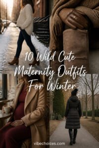 10 Wild Cute Maternity Outfits For Winter