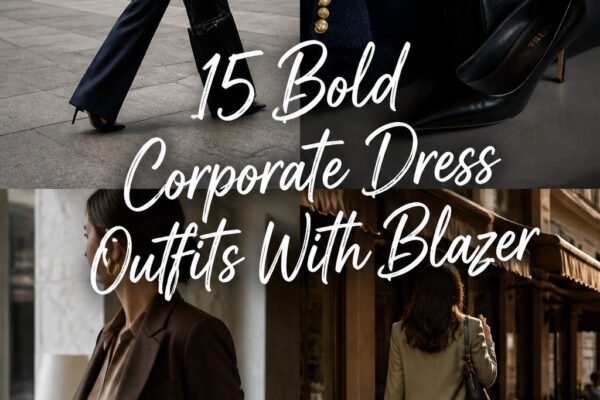15 Bold Corporate Dress Outfits With Blazer